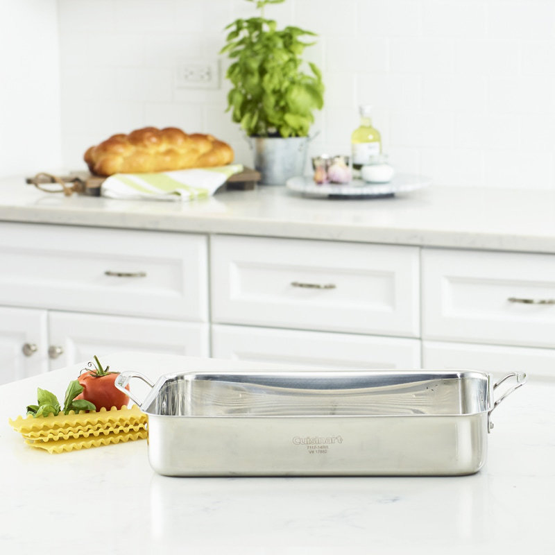 Cuisinart Stainless Steel Roasting Pan & Reviews Wayfair